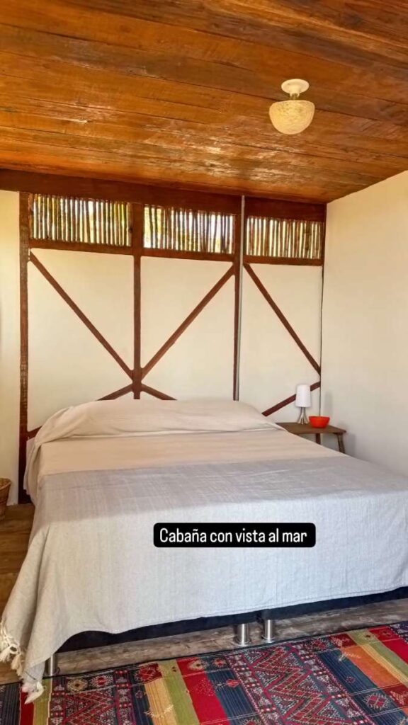 Cabaña vista al mar